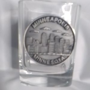 Minneapolis Minnesota shot glass